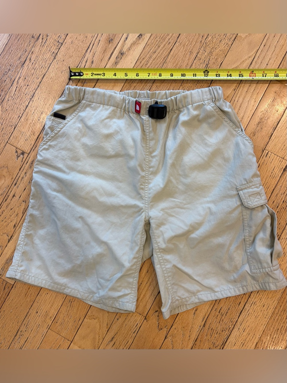 The North Face Vintage belted hiking cargo shorts